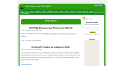 Desktop Screenshot of blog.fairwaysandroughs.com