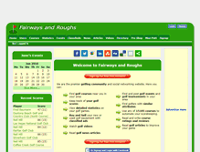 Tablet Screenshot of fairwaysandroughs.com